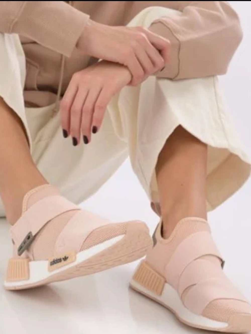 Adidas NMD R1 Strap Halo Blush Woman’s Athletic Sneakers